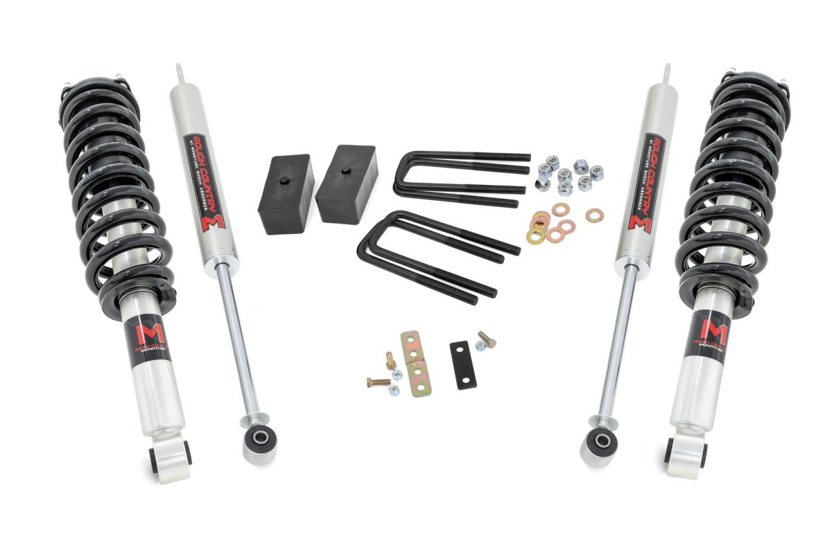 Toyota Tundra Suspension Lift Kit - Front + Rear - Rough Country - M1 Struts/M1 - '00-'06